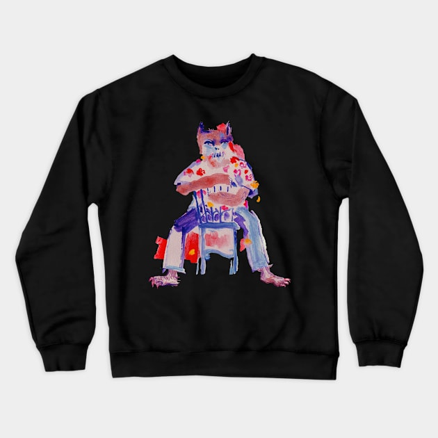 tropic Werewolf Crewneck Sweatshirt by Sylke Gande